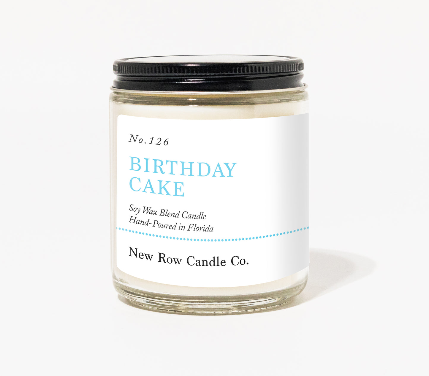 Birthday Cake Wood Wick Farmhouse Candle
