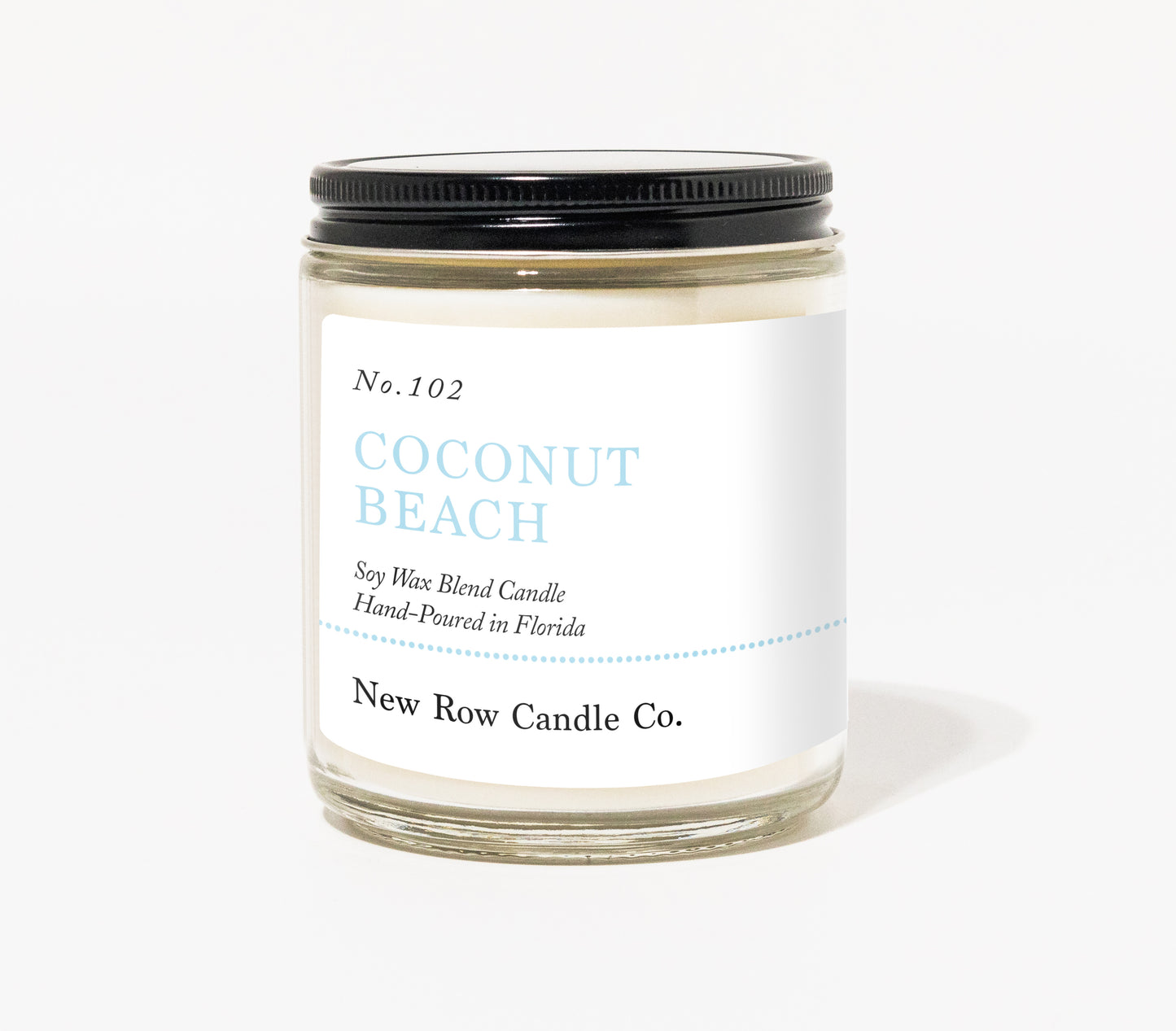 Coconut Beach Wood Wick Farmhouse Candle