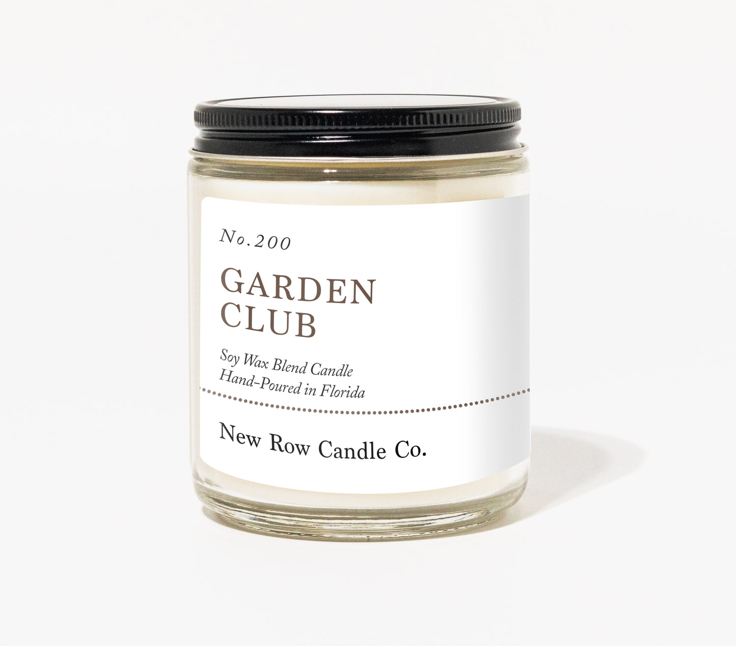 Garden Club Wood Wick Farmhouse Candle