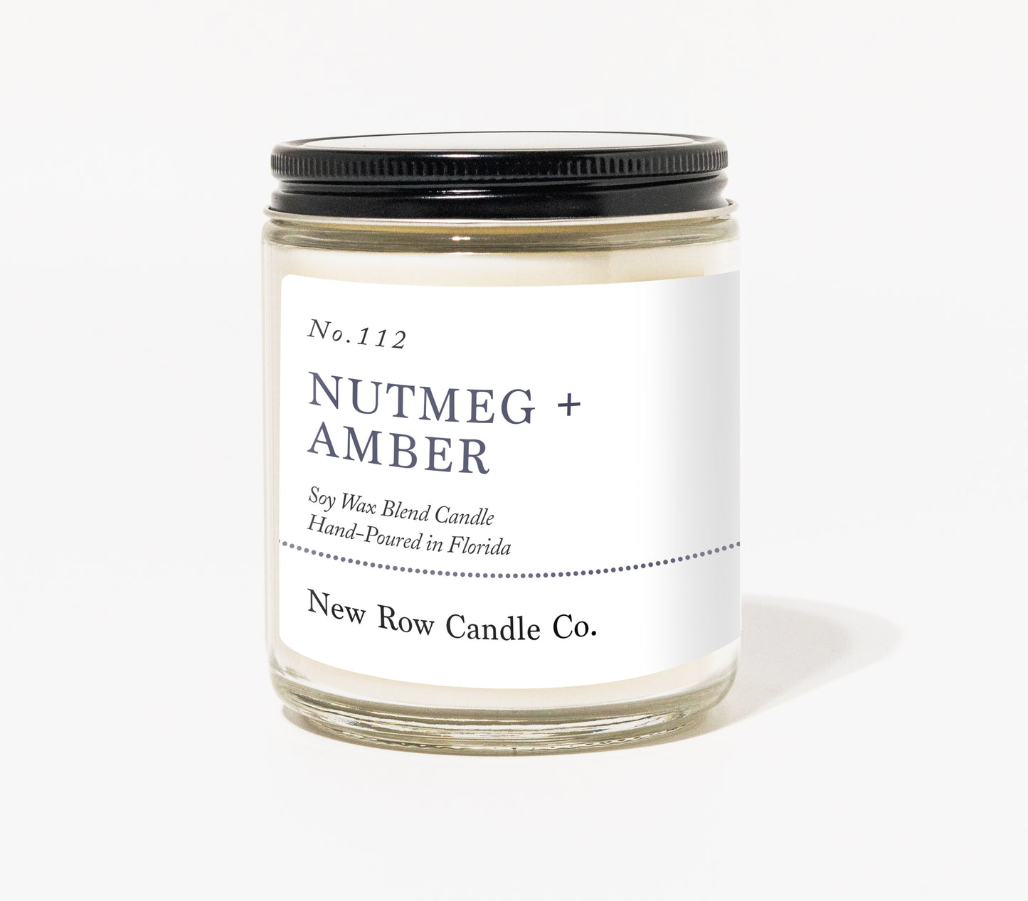 Nutmeg + Amber Wood Wick Farmhouse Candle