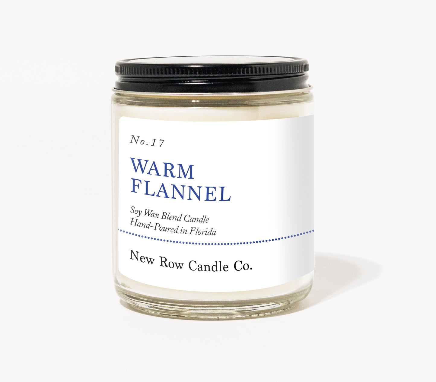 Warm Flannel Wood Wick Farmhouse Candle