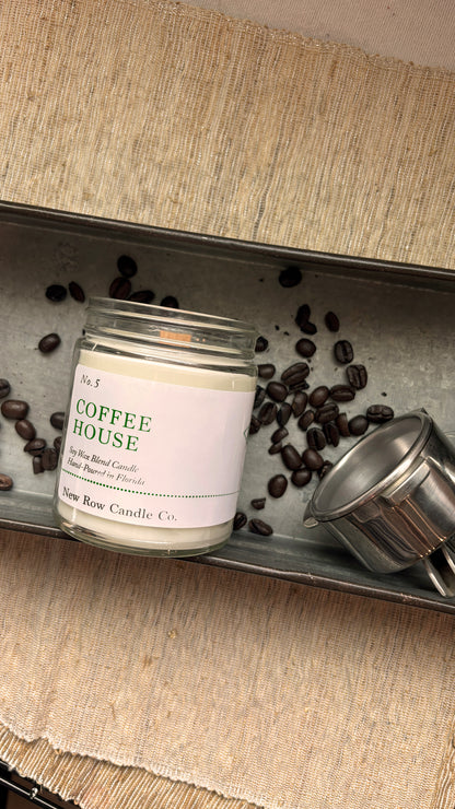 Coffee House Wood Wick Farmhouse Collection Candle